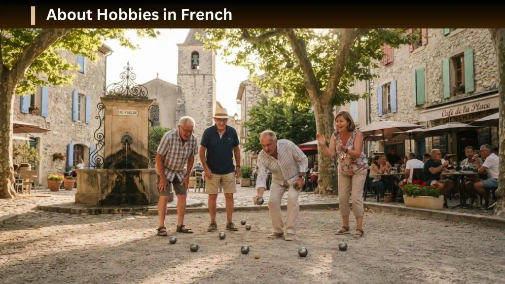 Hobbies in French