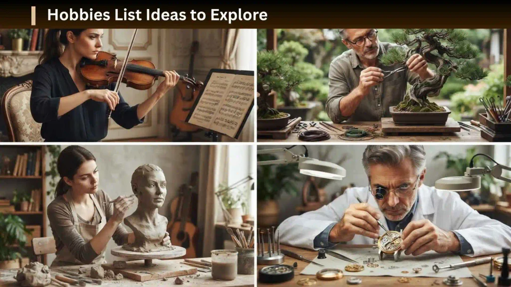 Hobbies List