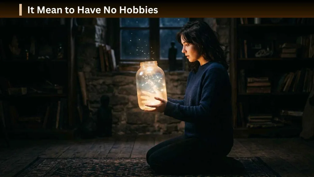 I Have No Hobbies