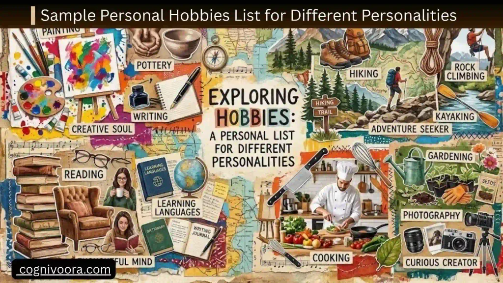 Personal Hobbies List for Girl