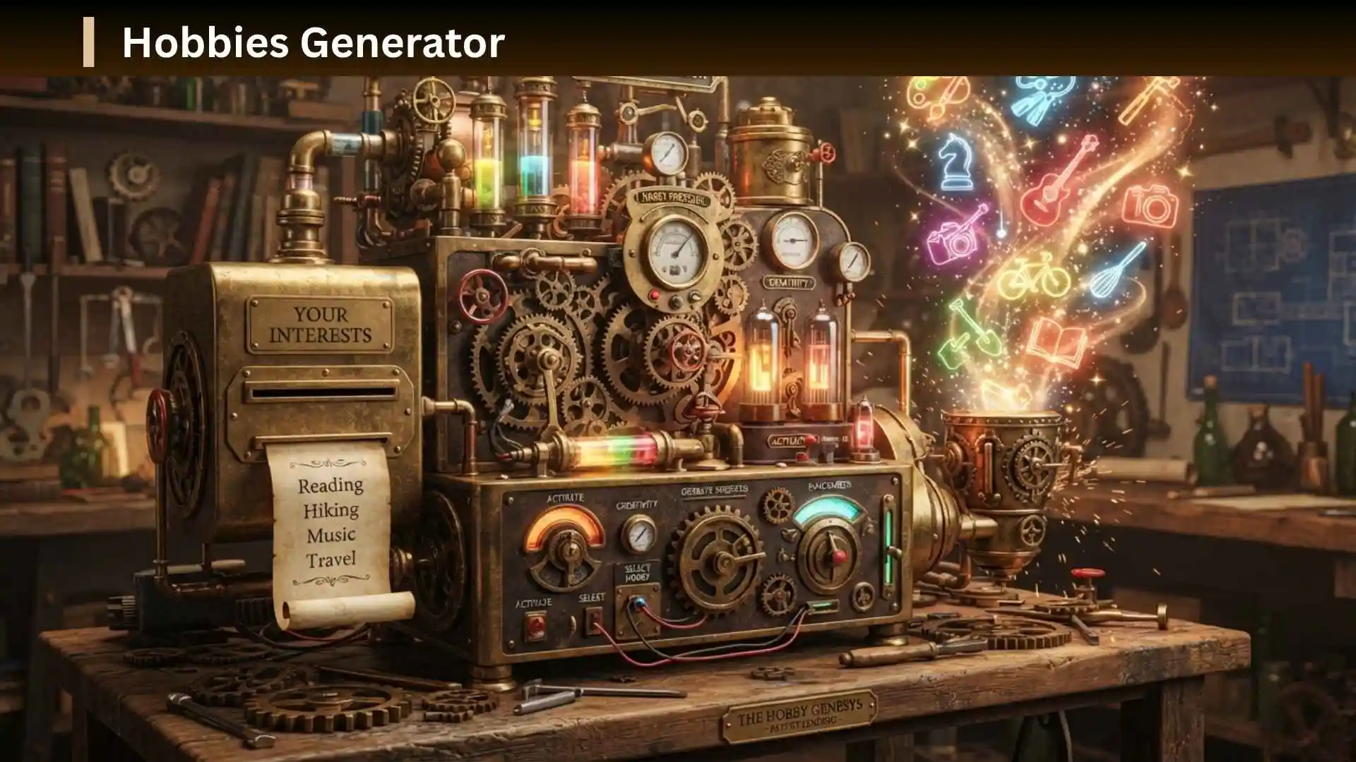 Hobbies Generator